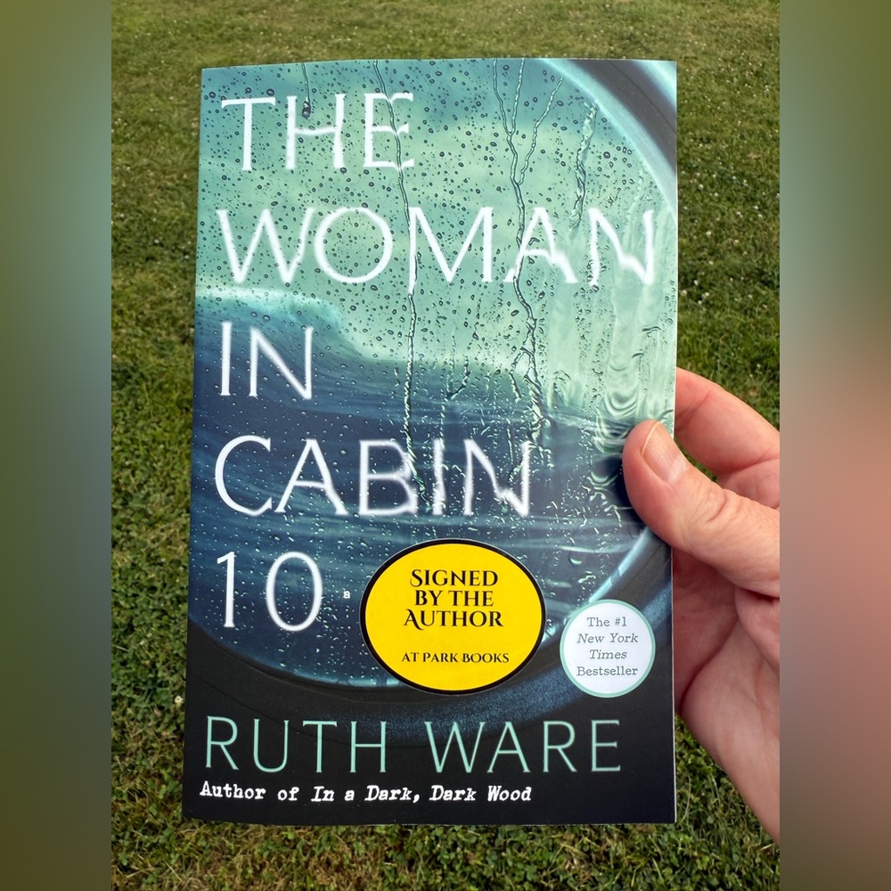 The Woman In Cabin 10 Book By Ruth Ware SIGNED Autographed Copy Paperback NEW